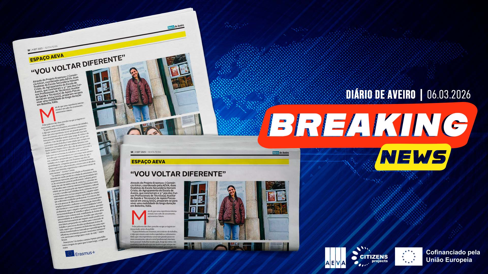 “VOU VOLTAR DIFERENTE”